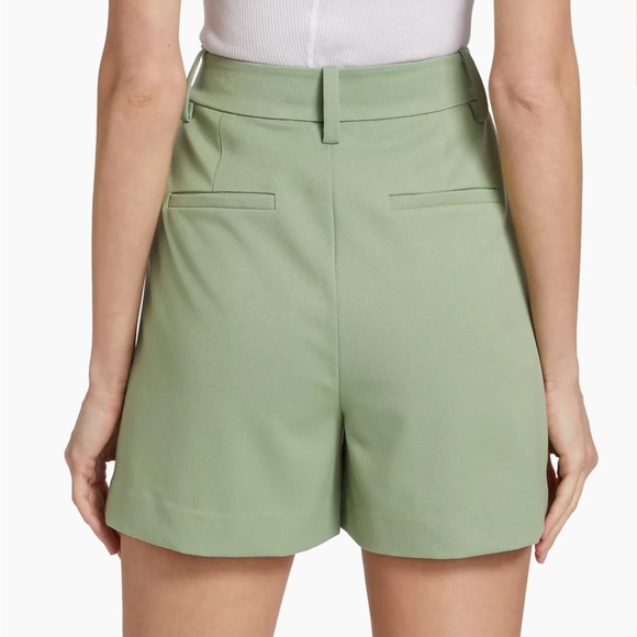 Favorite Daughter The Favorite High-Rise Wide-Leg Shorts - Size 14 - Basil - NWT - Picture 3 of 16